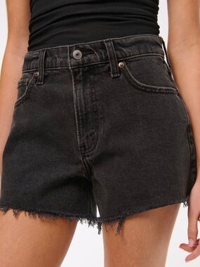 Abercrombie High Rise 90s Relaxed Cutoff Shorts